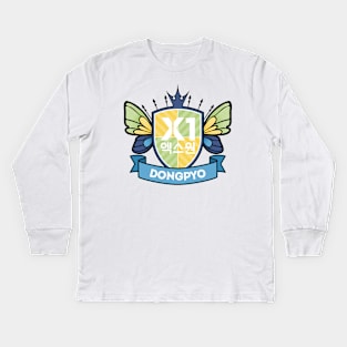 X1 Crest - Dong Pyo Kids Long Sleeve T-Shirt